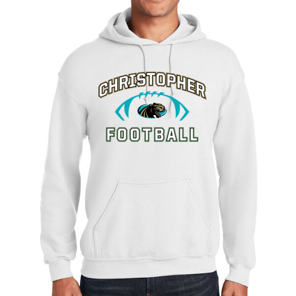Christopher 2025 Football - White Heavy Blend Hooded Sweatshirt Thumbnail