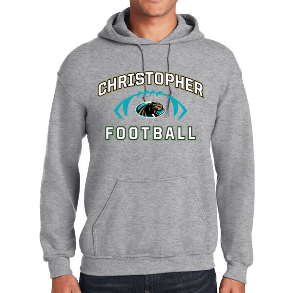 Christopher 2025 Football - Grey Heavy Blend Hooded Sweatshirt Thumbnail